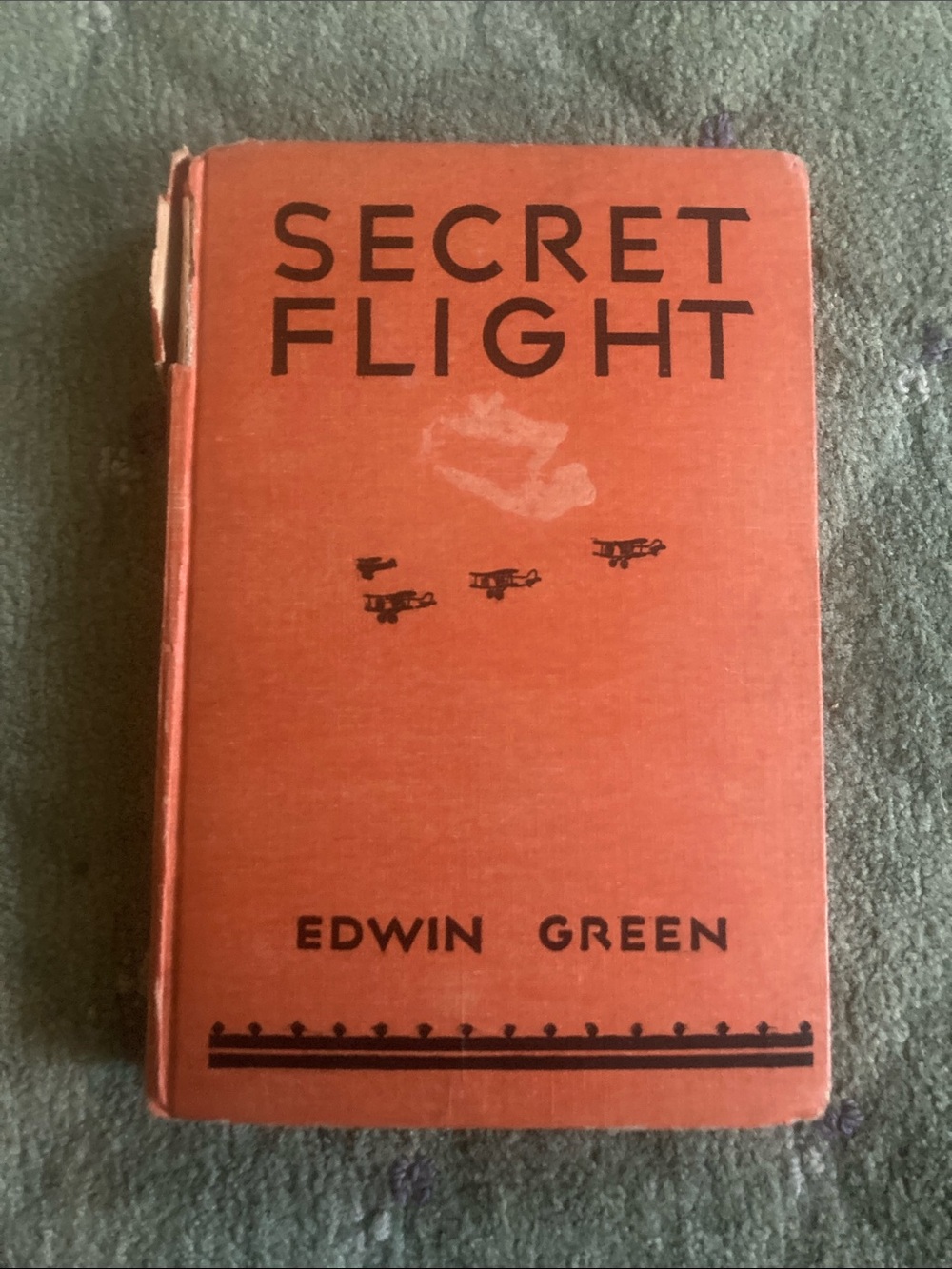 1933 Secret Flight By Edwin Green